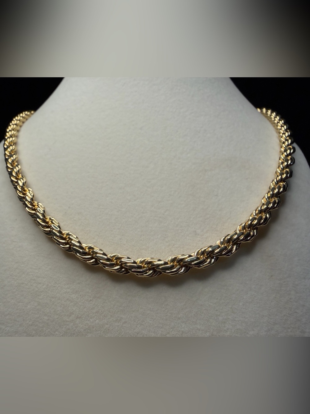 Rope 22in 6MM 14K Premium Plated Chain Necklace Brand New Beautiful Piece